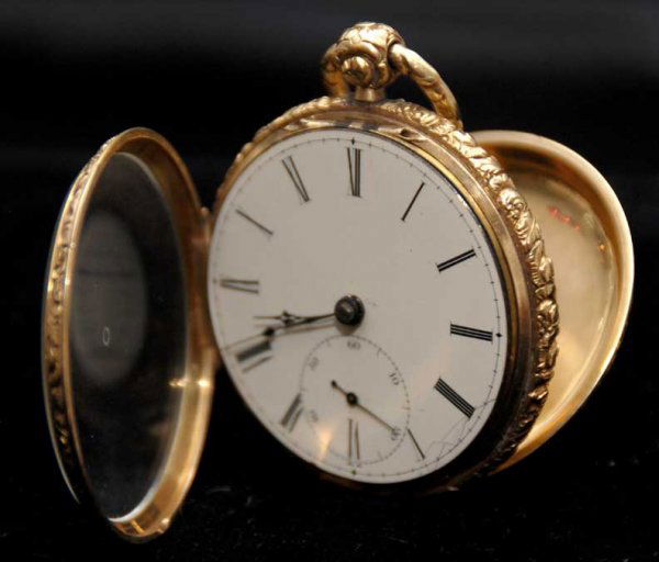1144D Antique 18kt. Gold pocket watch English hallmark