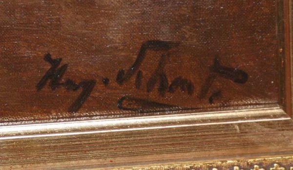 European School signed H. Schouten oil on canvas - 2