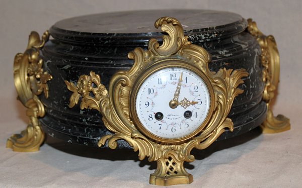 French Marble Ormalu Clock / Plateau, Plateau is