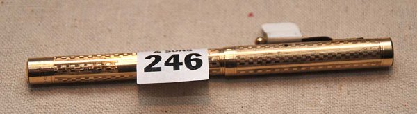 Mabie, Todd, Swan, Lever fill, gold filled, line