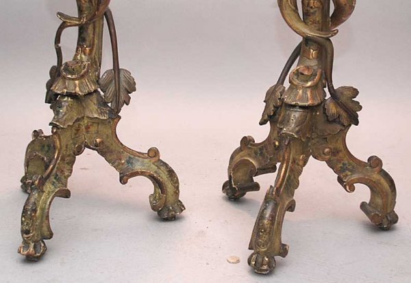 Pair of 18th century Venetian blackamoor, carved - 4
