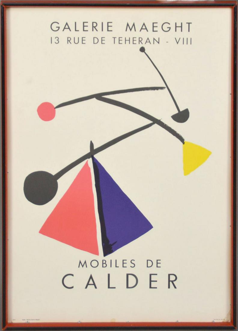 Mobiles De Calder - Gallery Maeght Poster -28 x 20 (1 of 8)