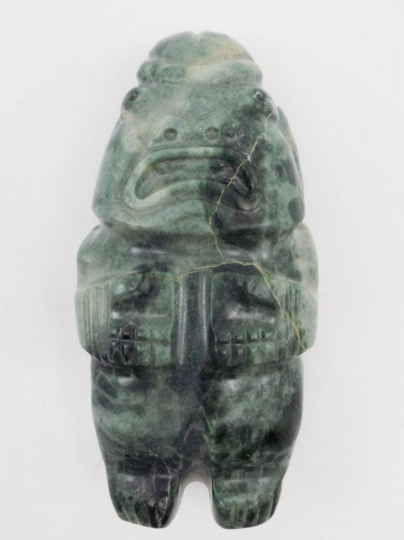 Pre-Columbian Style Olmec Jade Transformation Figure, (1 of 5)