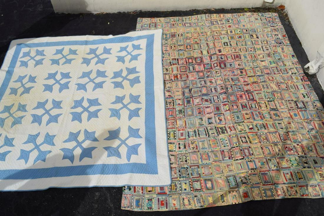 2 American 19th c./early 20th c. handmade quilts (1 of 6)
