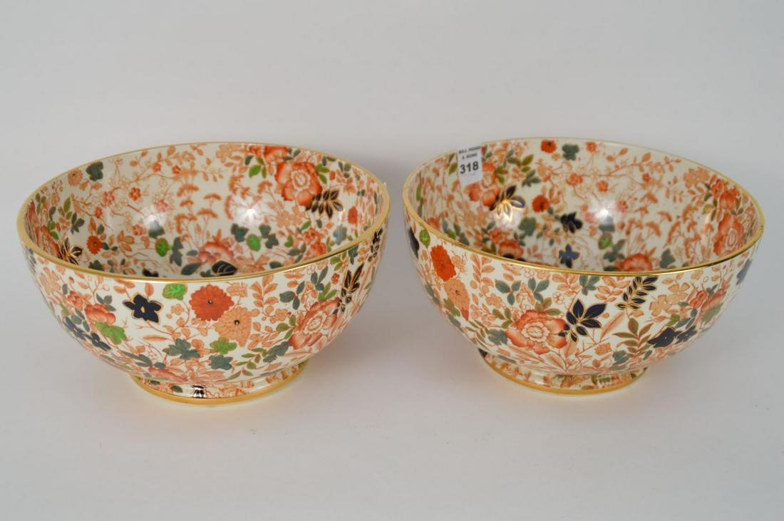 Royal Cauldon English bowls. "Bittersweet," 10 1/4 x 5 (1 of 7)