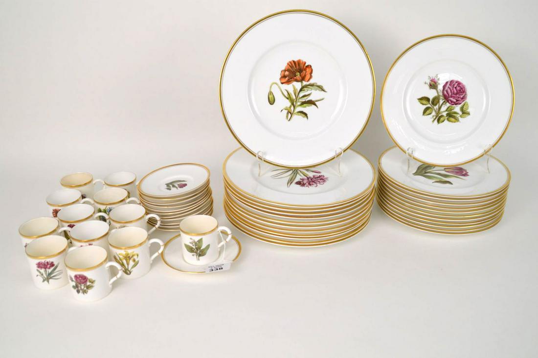 Royal Worcester china service, Williamson Design, (1 of 10)
