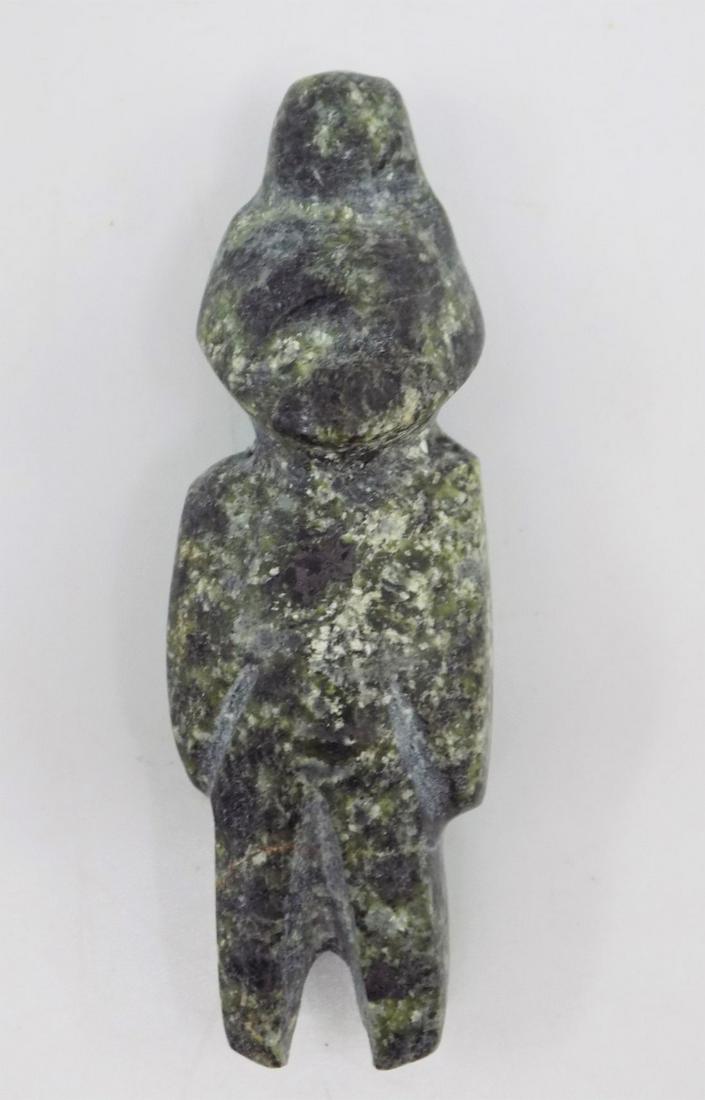 Pre-Columbian Mezcala Effigy Pendant, Dark Green Stone, (1 of 5)