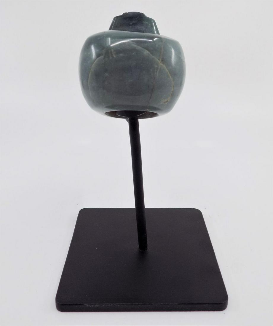 Pre-Columbian Blue Jade Avian Mace Head, Ceremonial (1 of 5)