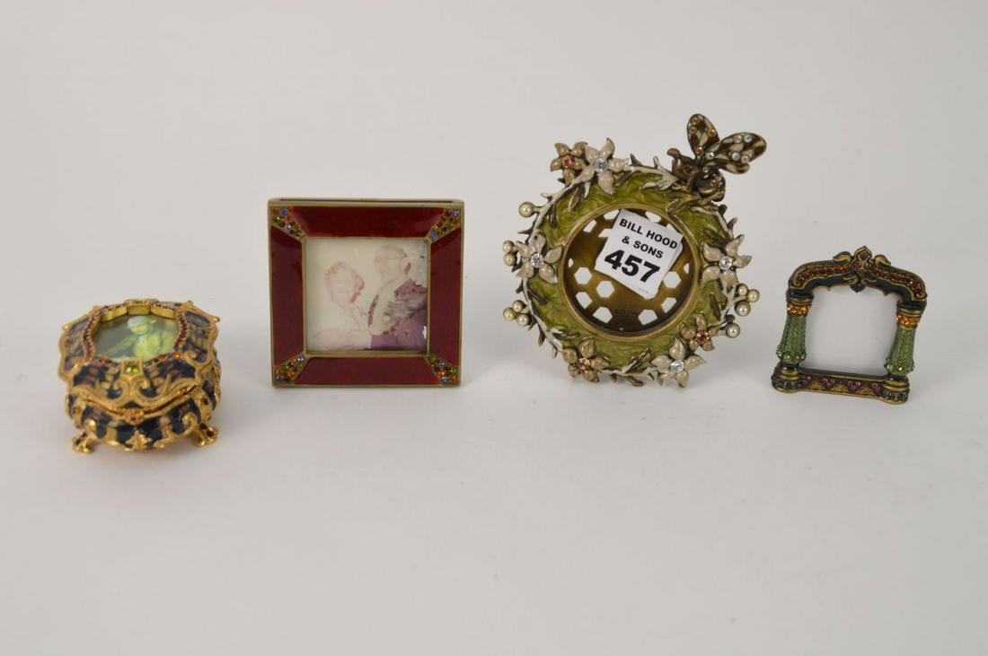 4 piece small Jay Strongwater picture frames from 2 to (1 of 7)