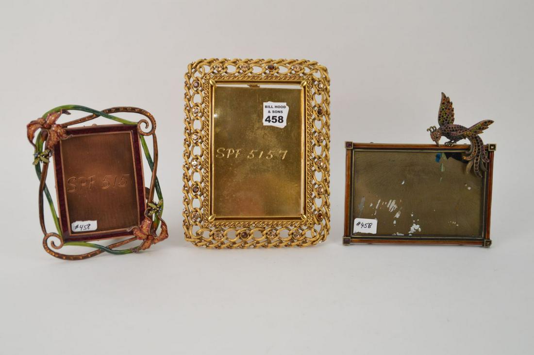 3 Jay Strongwater picture frames large 8 1/2 x 6 (1 of 12)