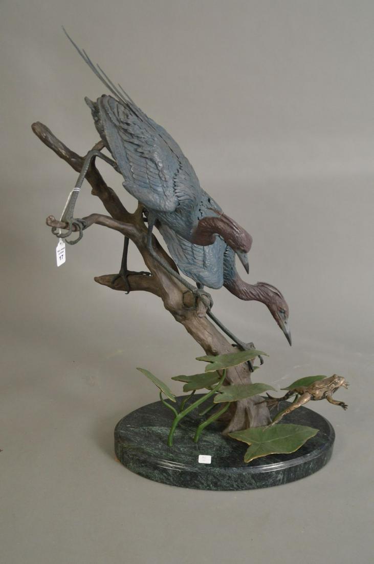 WILLIAM H. TURNER "FROG STALKERS"  This sculpture was (1 of 5)