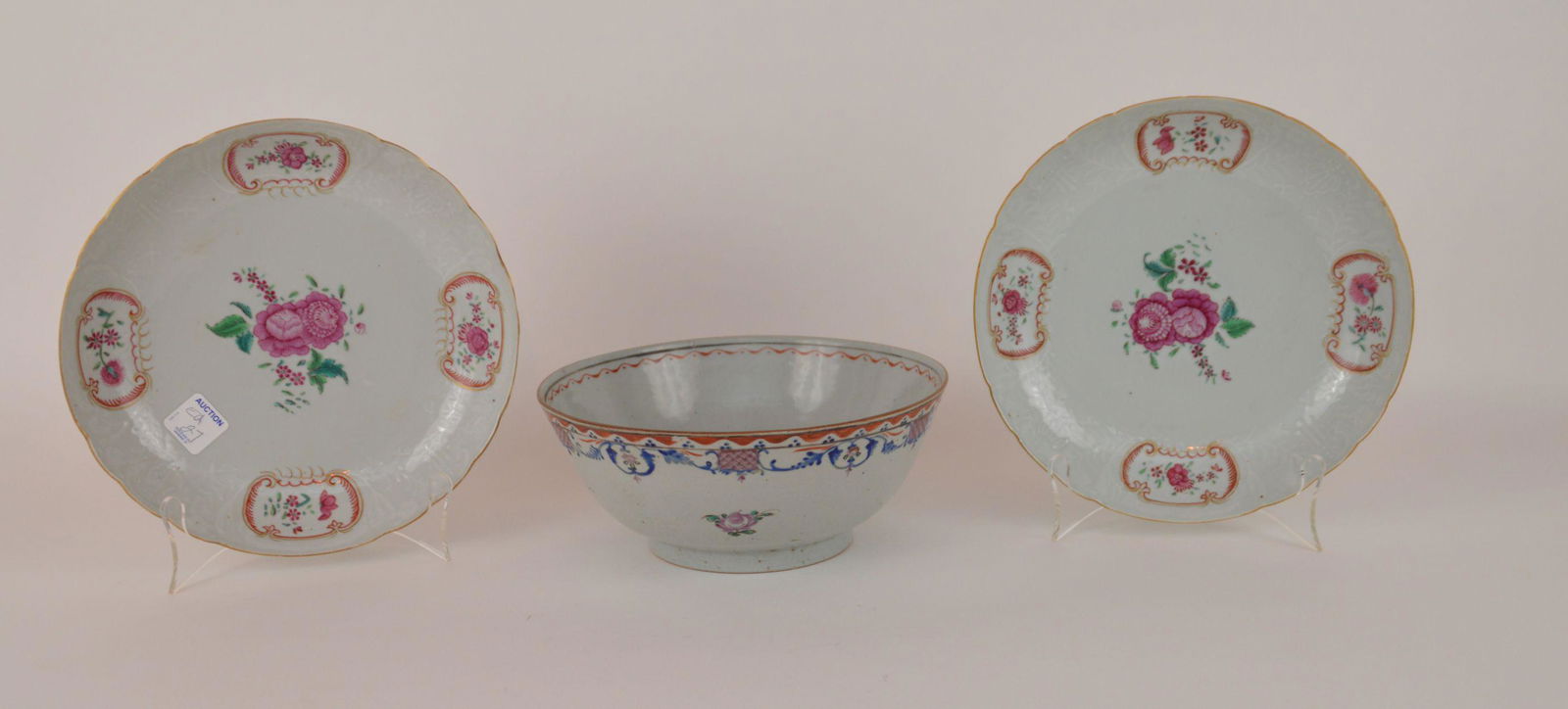 3 Chinese Export Porcelains, Bowl, late 18th c (3 3/8"h (1 of 5)