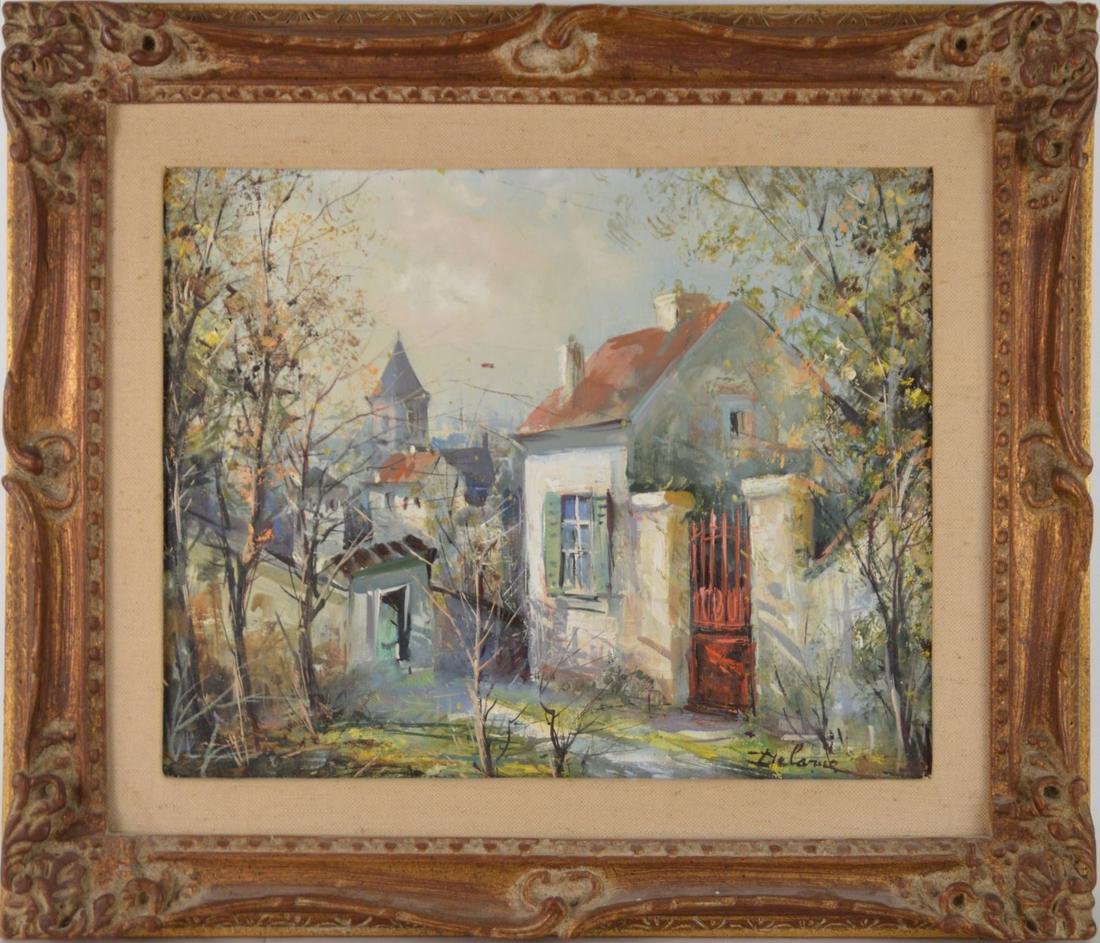 Lucien Delarue (French, 1925-2011) oil on canvas, (1 of 5)