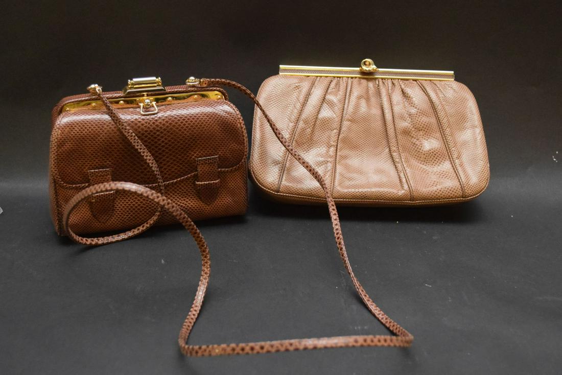 2 Judith Leiber vintage bags, 1 mini skin bag with (1 of 13)