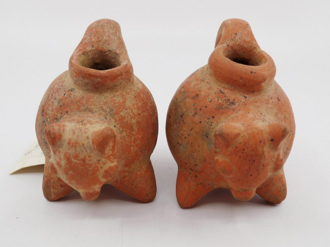 Pre-Columbian Olla Pots, Beautiful Pair of Stylized (1 of 5)