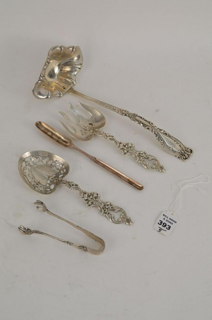 15 OZ TROY LOT OF ASSORTED ANTIQUE STERLING SILVER (1 of 4)