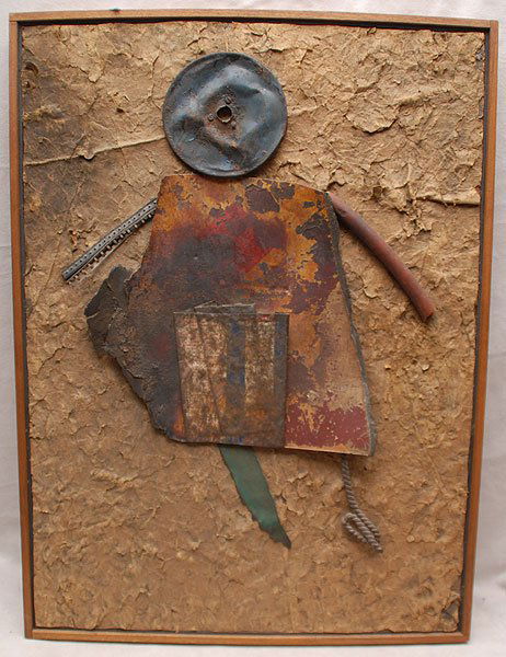 Karl Mann 20th Century Collage, "Dora" 25" x 19": Karl Mann 20th Century Collage, "Dora" 25" x 19"