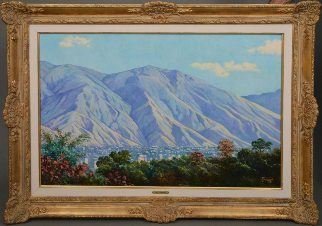 Raul Zambrano (Venezuelan, 20th Century) Oil on canvas, (1 of 7)