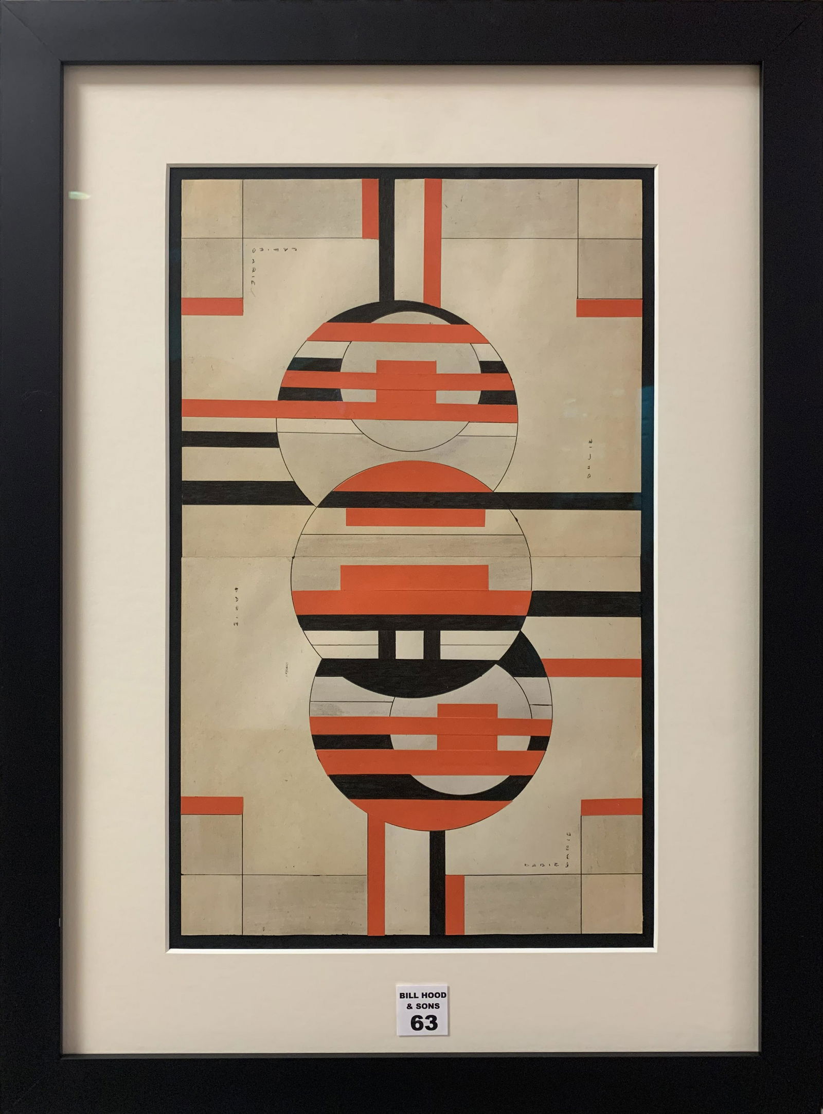 Sandu Darie (Cuba 1908 - 1991) Untitled Collage & Ink (1 of 4)