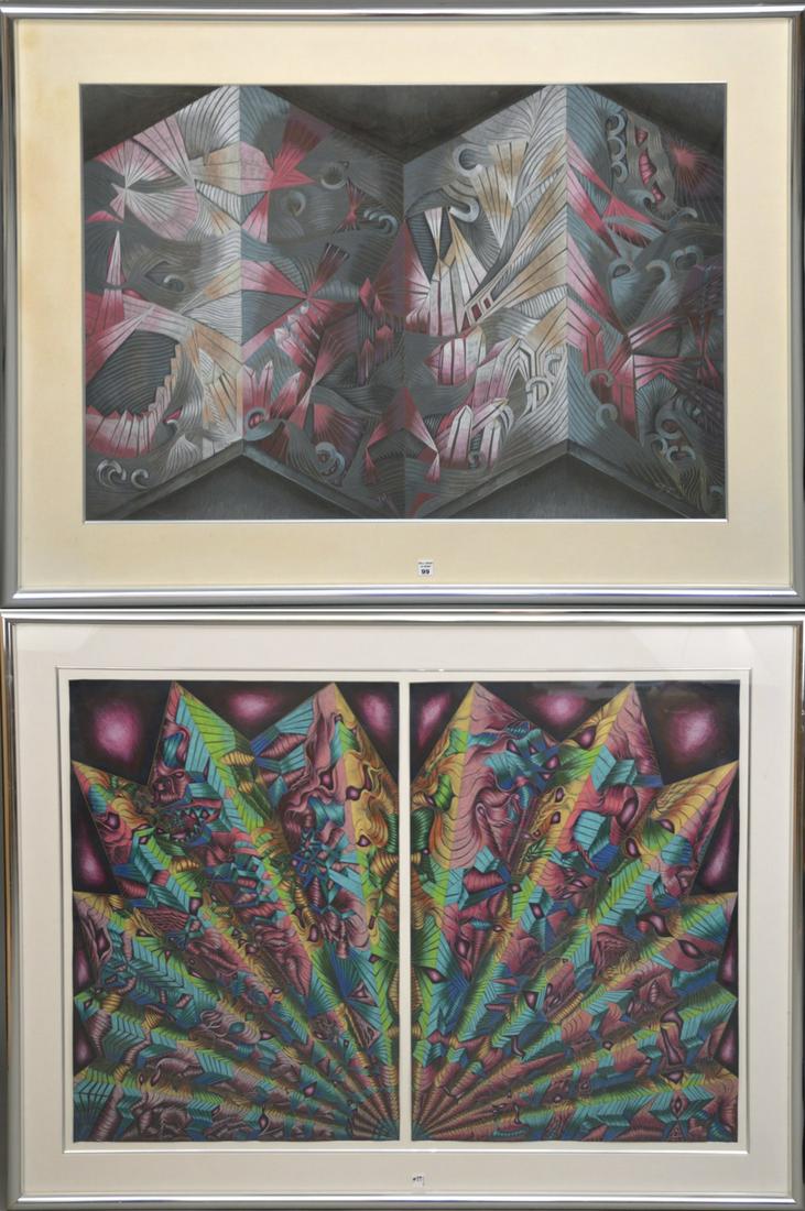 2 Pieces sold Together:  Katy Thomas (American, 20th (1 of 13)