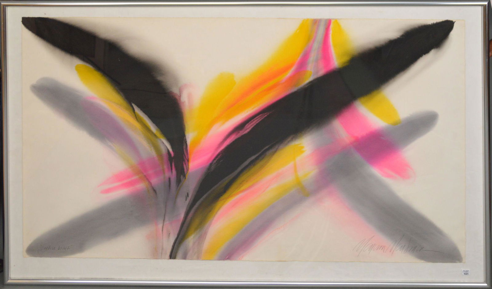 20th Century, Captiva Night, Pastel on paper, Abstract (1 of 8)