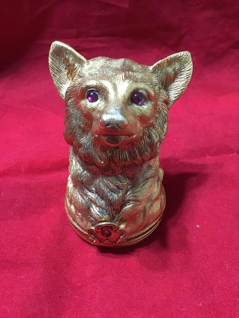 Antique Russian Silver Rose Cut  Diamond, Ruby  Enamel (1 of 6)