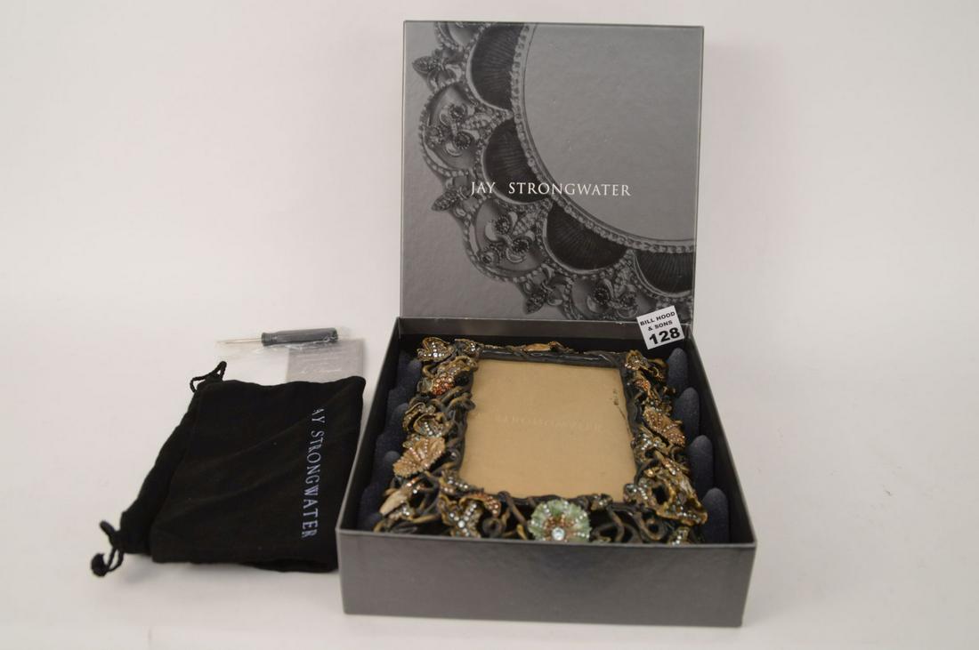 Jay Strongwater Picture Frame, Floral & Crystal (8 (1 of 7)