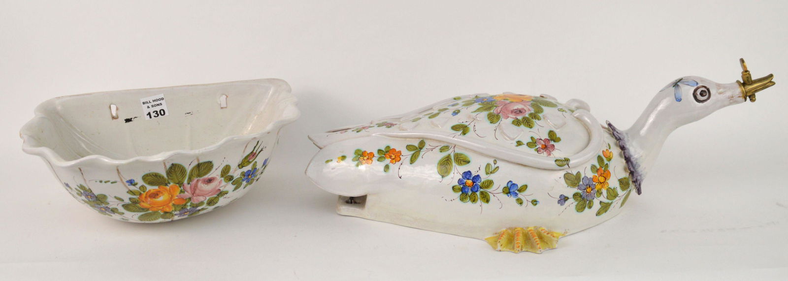 2 Piece "Duck", Italian Ceramic Lavabo (1 of 9)