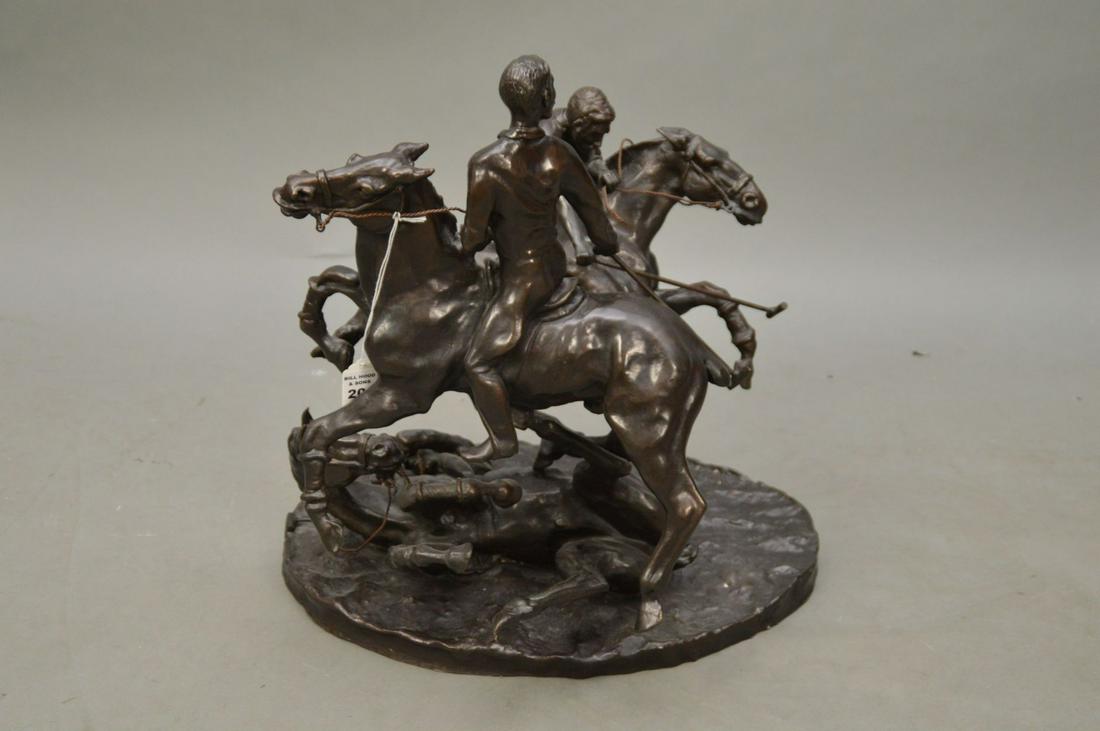 AFTER REMINGTON “POLO” BRONZE SCULPTURE - Fredric (1 of 7)
