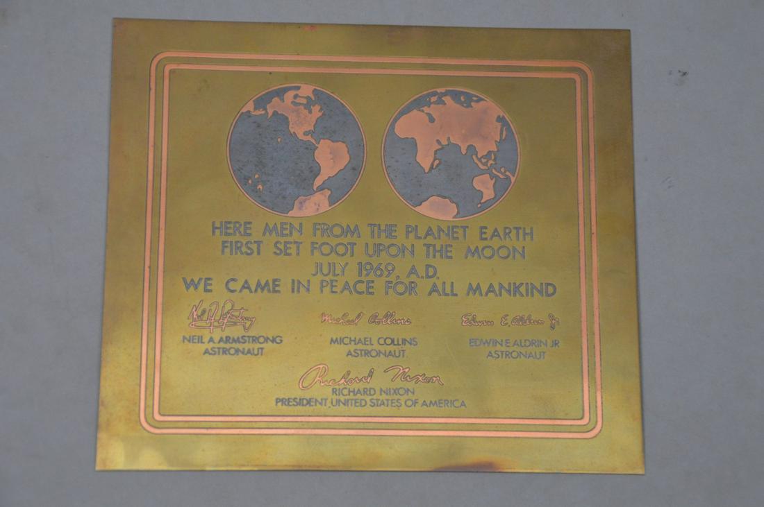 Vintage NASA 1969 Apollo 11, 1st Lunar Landing Bronze (1 of 5)