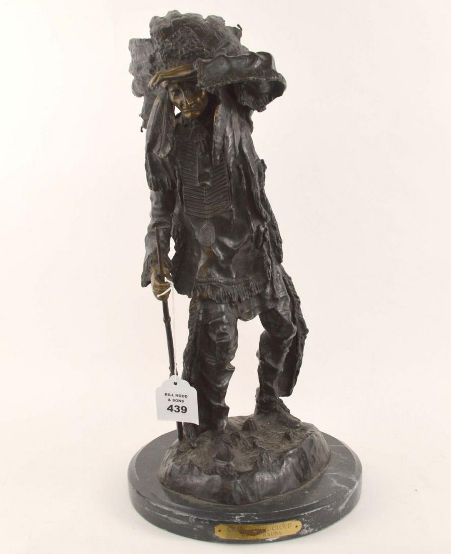 AFTER KAUBA “CHIEF WHITE CLOUD” BRONZE SCULPTURE - Carl (1 of 10)
