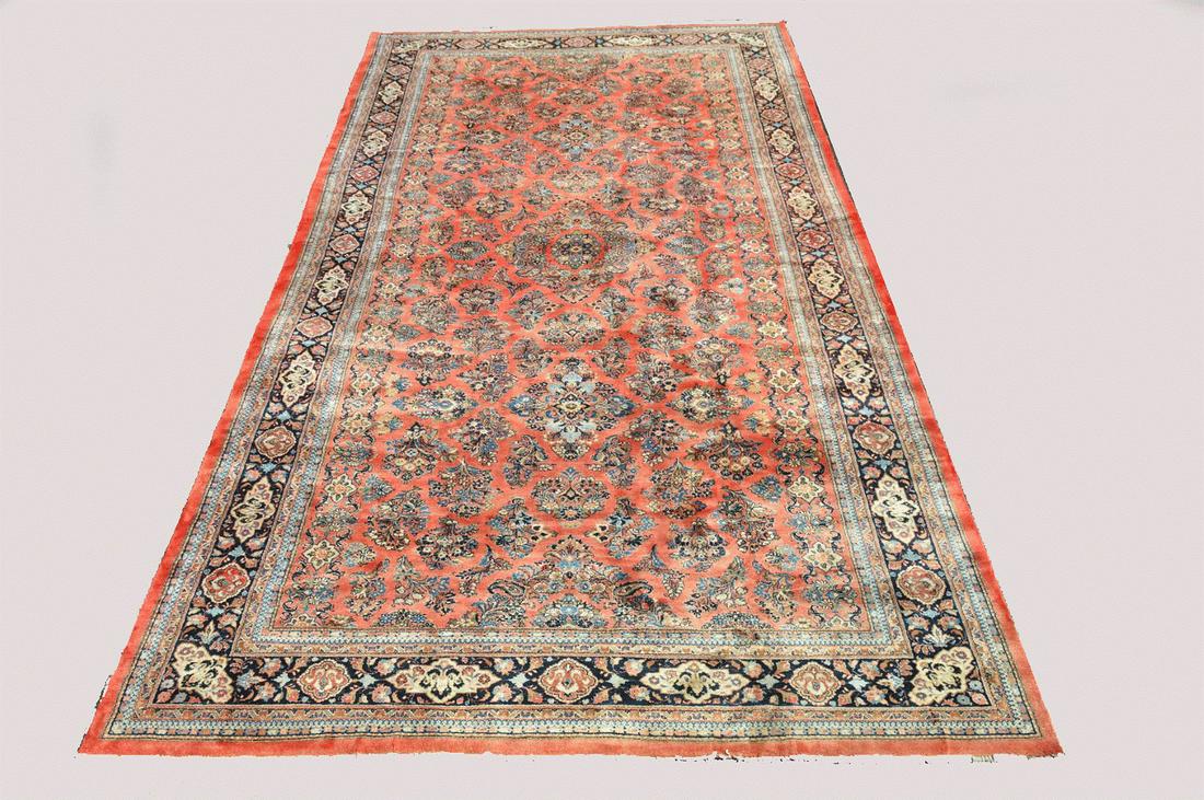 Semi Antique hand made Persian palace size Rug / (1 of 10)