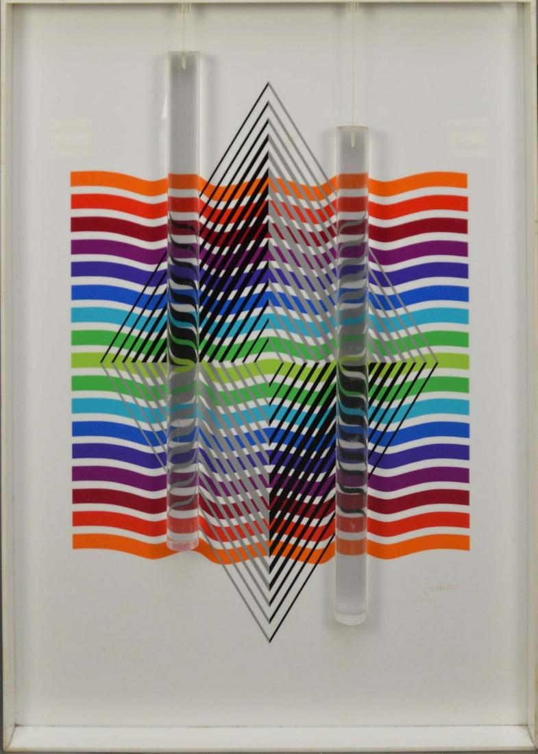 Leonard Janklow (1919-2006 American) Op Art Sculpture - (1 of 7)