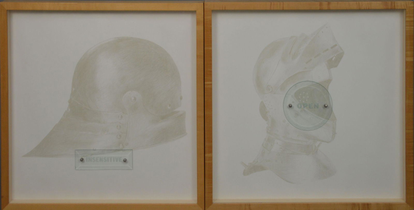 Ken Aptekar (American Born 1950) Niello, Glass on (1 of 10)