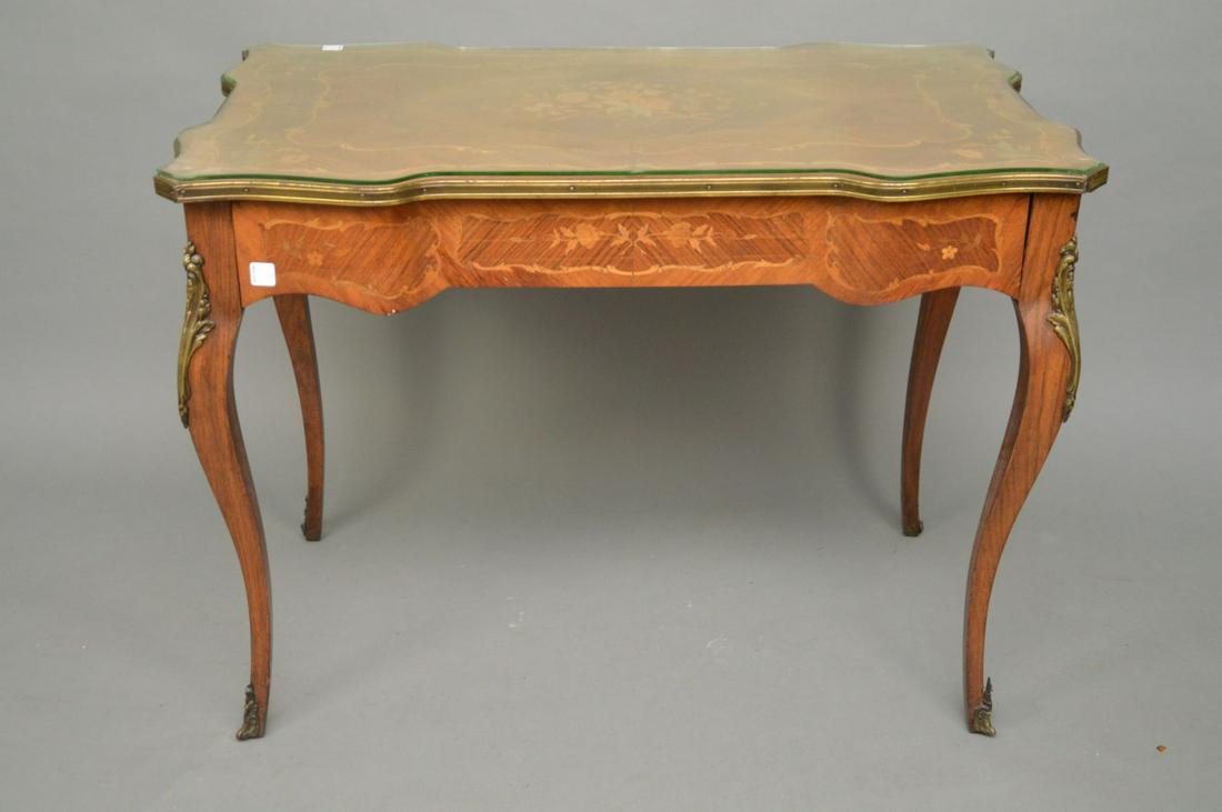 French Marquetry Side Table With Gilt Metal Mounts, (1 of 8)