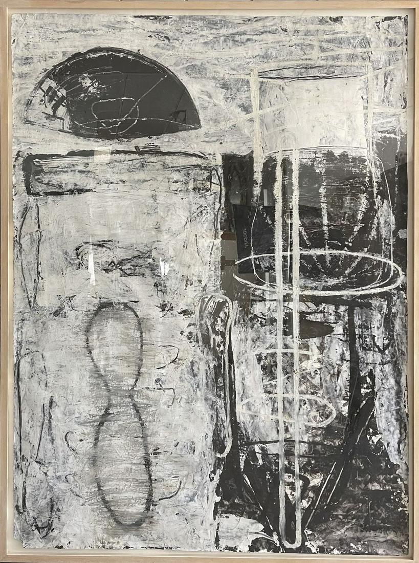 UNATTRIBUTED, American Contemporary Abstract Art Piece, (1 of 3)