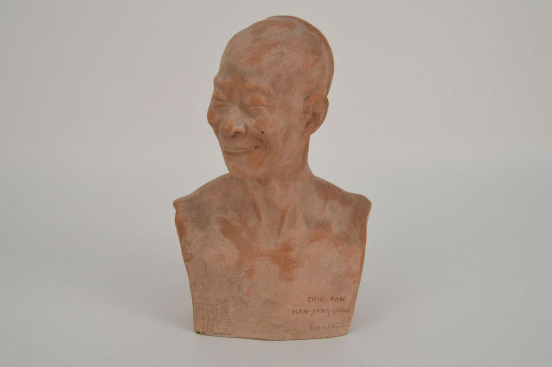 JEAN MICH TERRACOTTA BUST OF CHIH-FAN HAN-YANG - Jean (1 of 10)