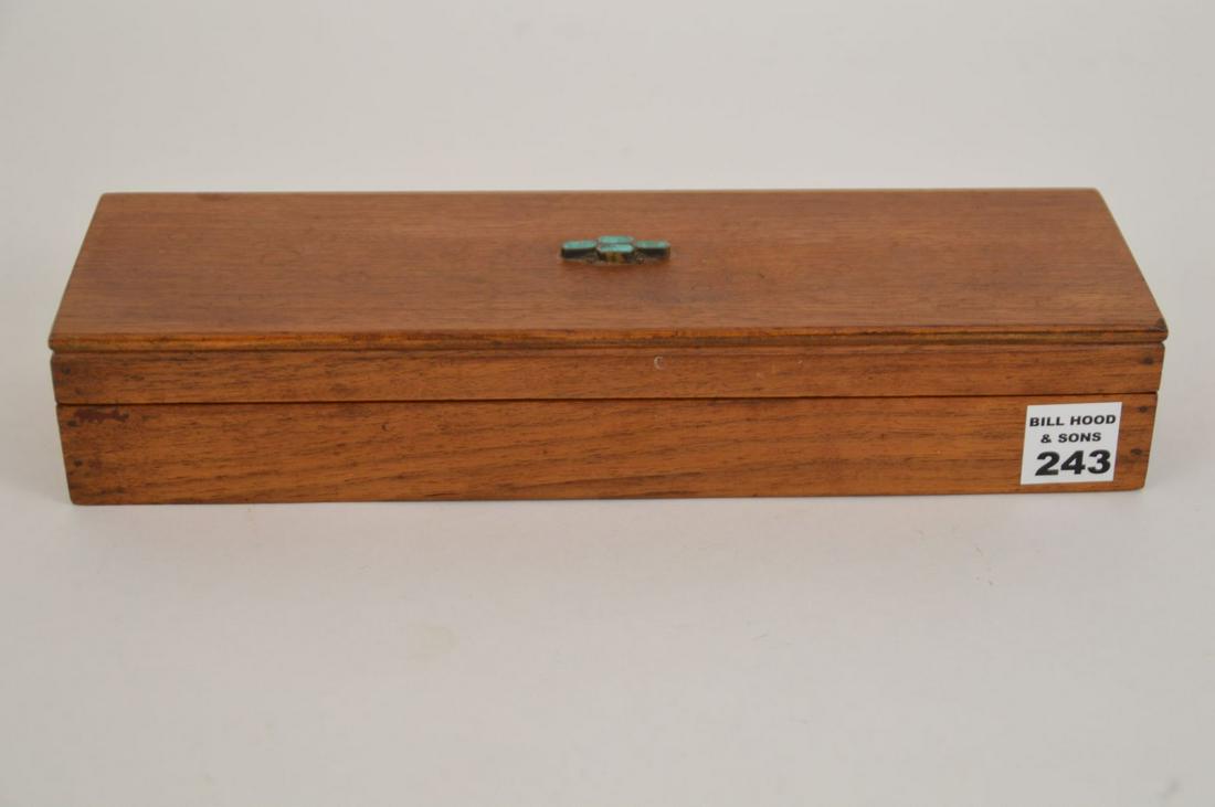 Old Native Art. A Southwest United States wood box with (1 of 5)