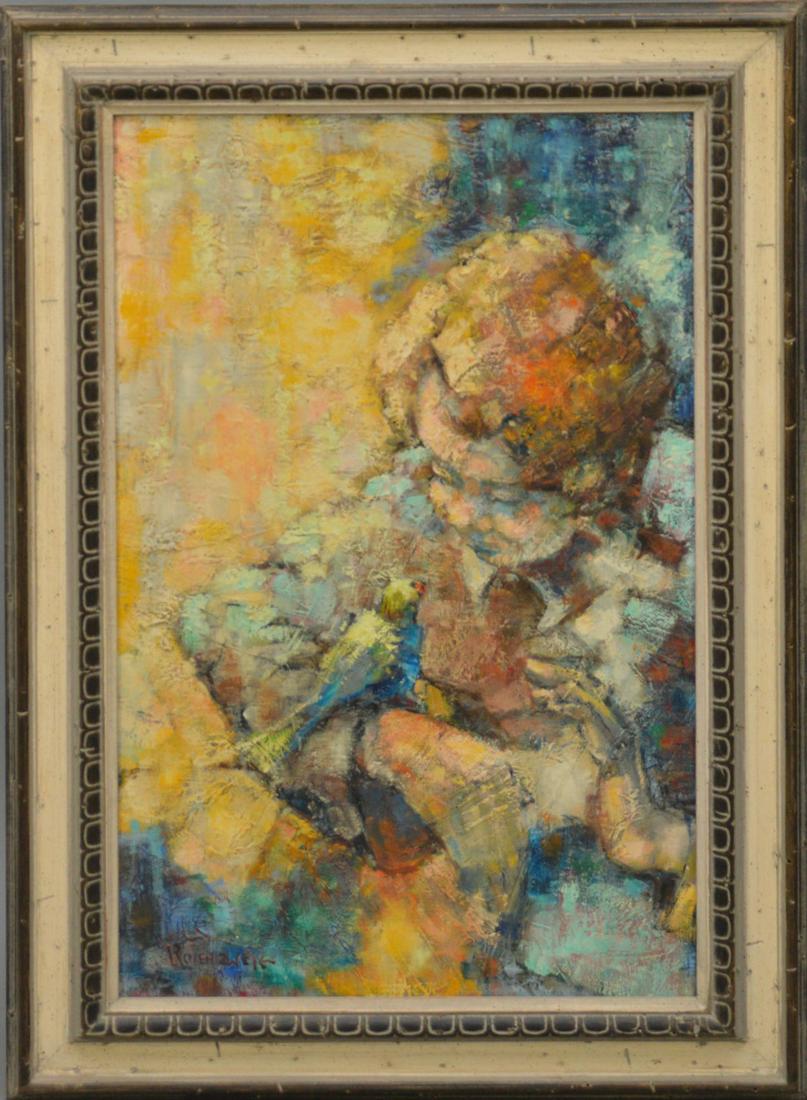 2 oil paintings- Irving Rosenzweig oil painting on (1 of 10)