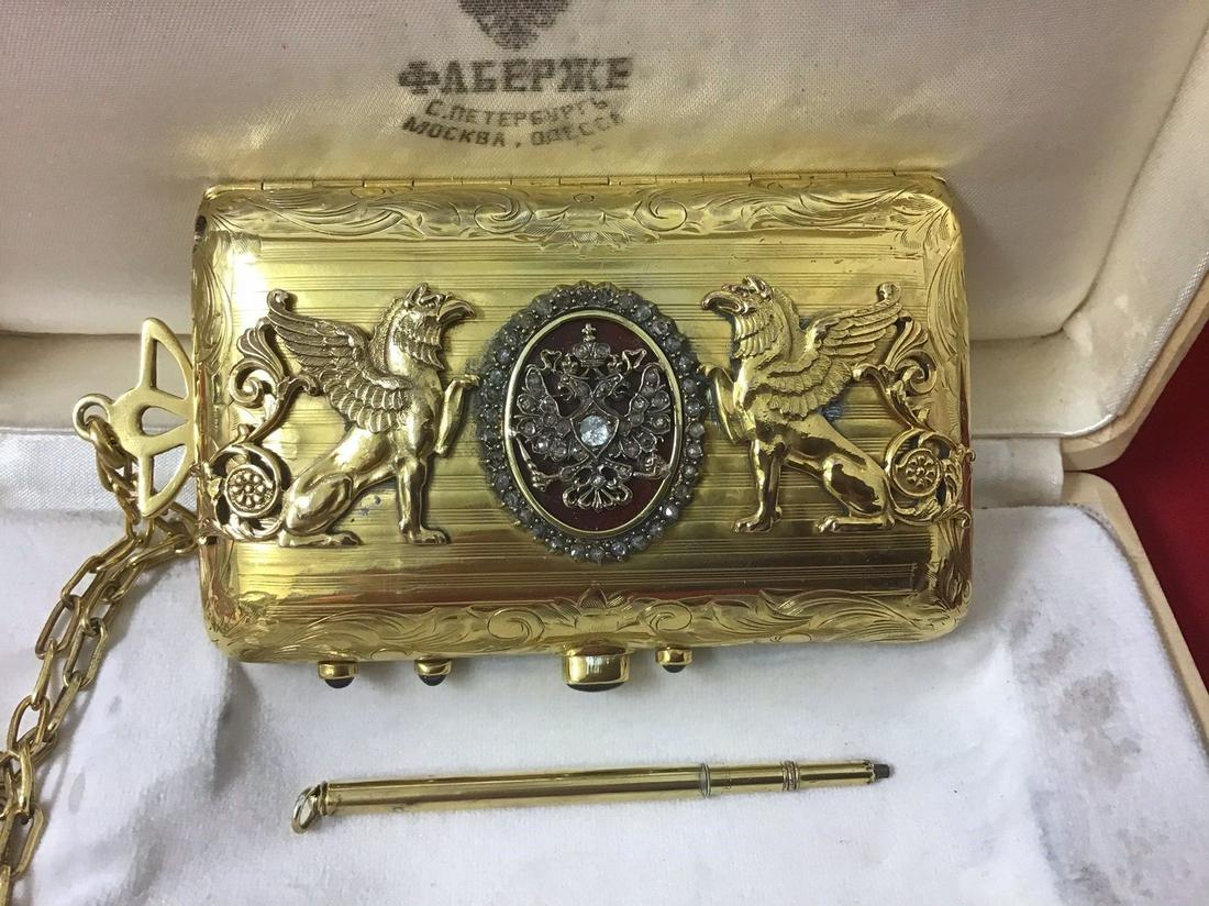 Russian antique silver enamel rose cut diamond sapphire (1 of 9)