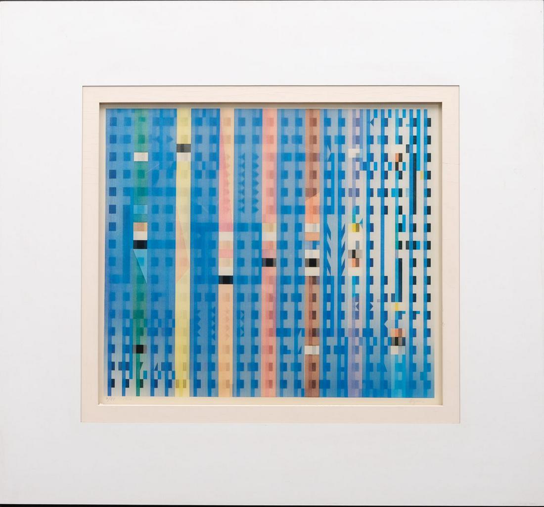 YAACOV AGAM LIMITED EDITION SILKSCREEN AGAMOGRAPHYaacov (1 of 4)