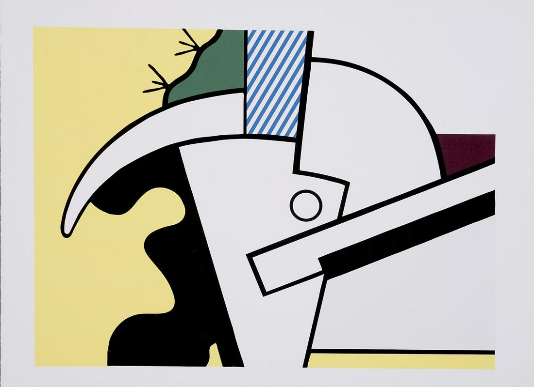 Roy Lichtenstein 1923–1997 Bull Head Series - 1973, (1 of 7)
