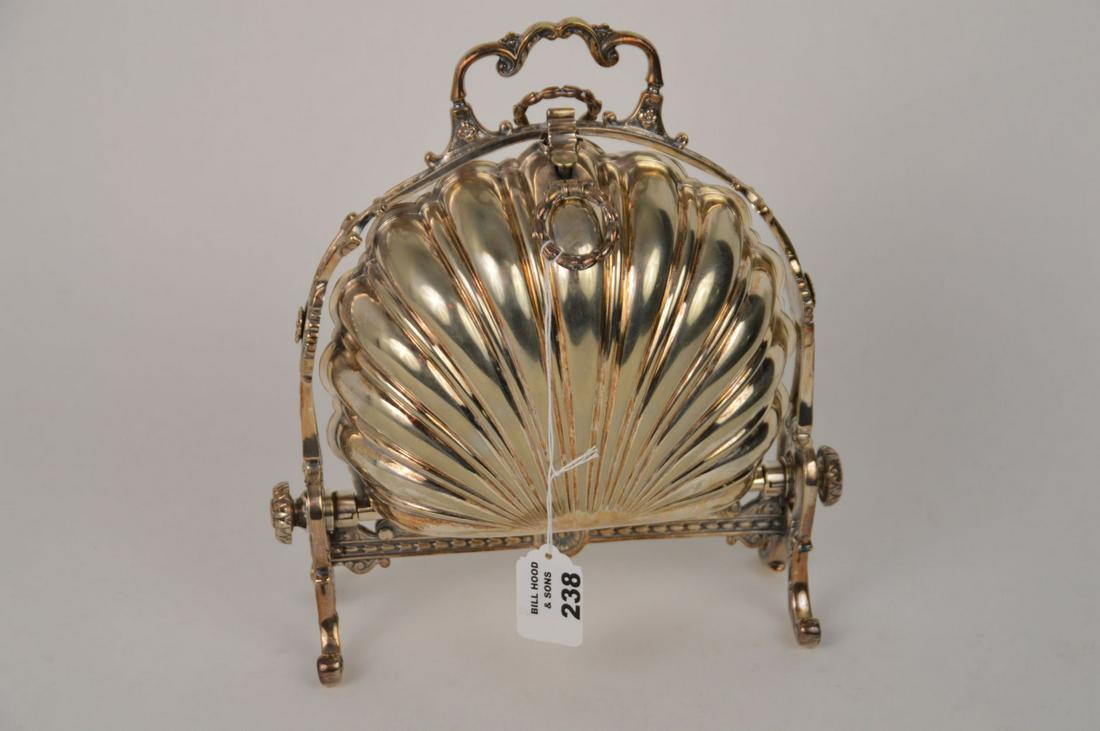 English Silverplate Victorian Bun Warmer, 10 1/2"h (1 of 4)