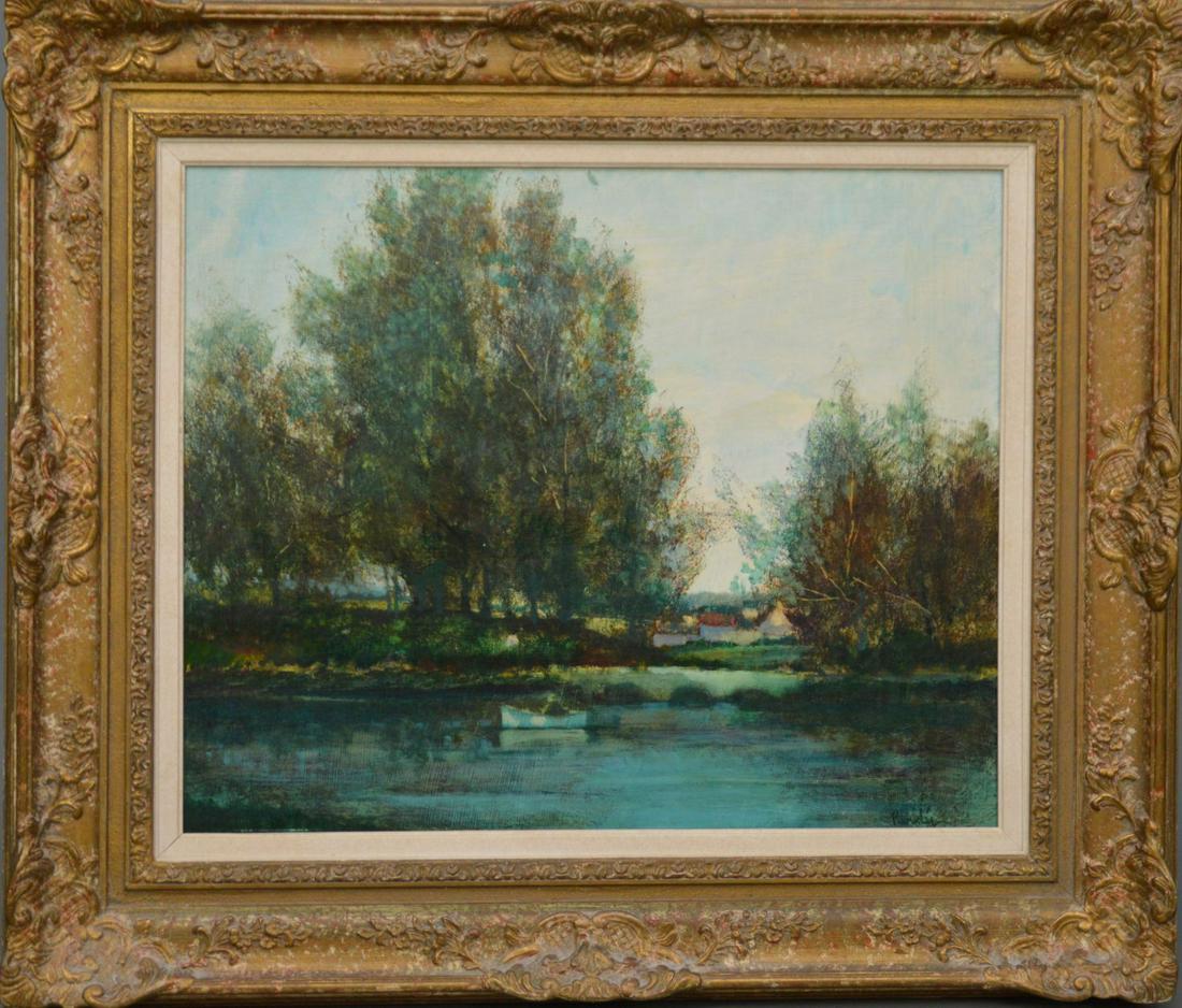 Donald Roy Purdy (American, b. 1924) oil on board, (1 of 5)