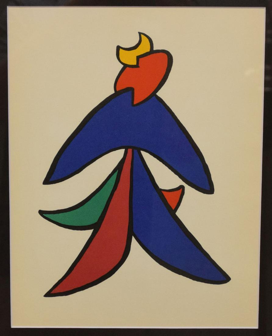 Alexander Calder Lithograph - Lune jaune et porc qui (1 of 2)