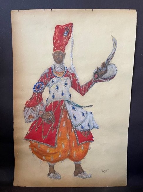 Leon Bakst Water-Color Costume Illustration (1 of 4)