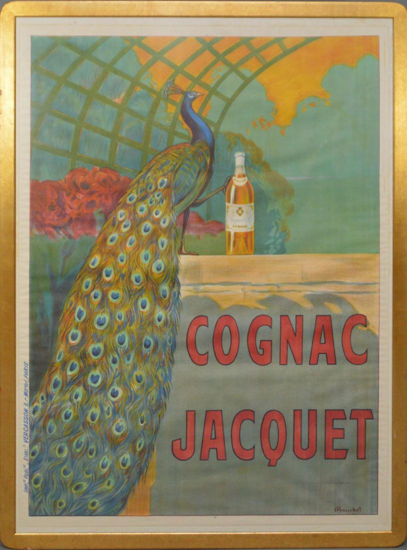 Original Vintage French Poster , Cognac Jacquet, (1 of 7)