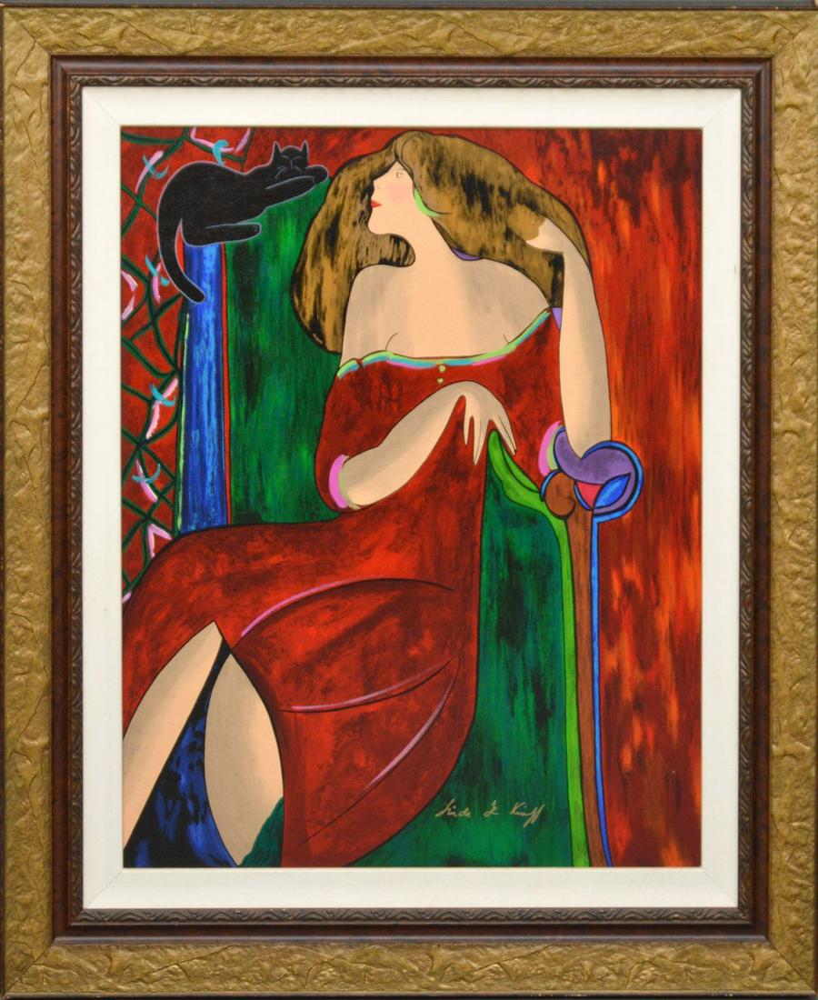 LINDA LE KINFF FRENCH B.1949Anastasia, 1998, acrylic (1 of 5)