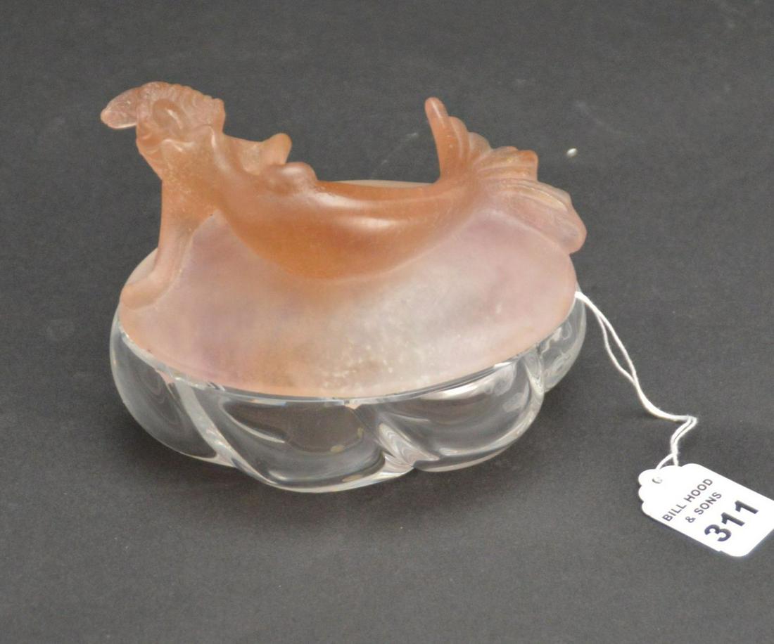 DAUM CRYSTAL MERMAID SIREN BOX - Daum France box having (1 of 7)