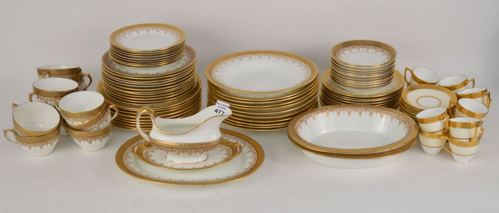 Partial China Set, Crown Chelsea sold with Minton Demi (1 of 10)